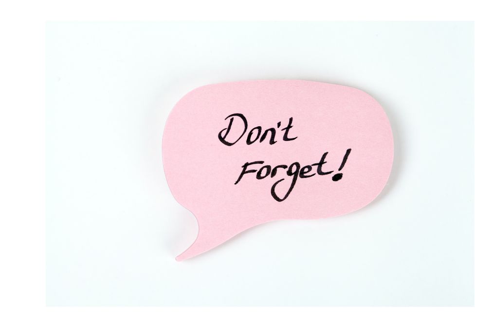 Just a reminder-General Information